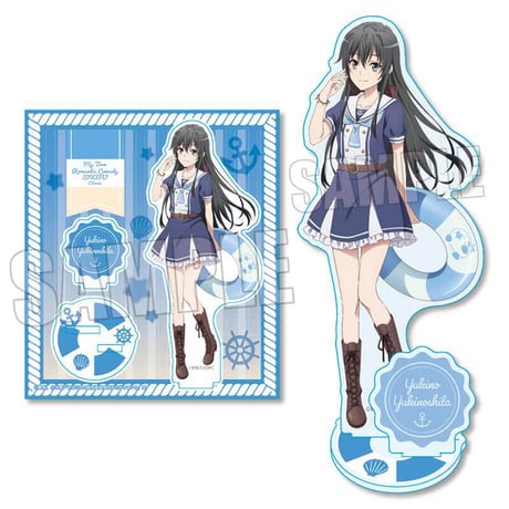 【クリアポスター付き】アクリルスタンドセット やはり俺の青春ラブコメはまちがっている。完/マリンセーラーver.