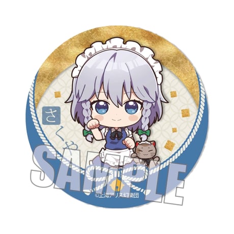 トレーディング缶バッジ 東方Project/まねきねこ