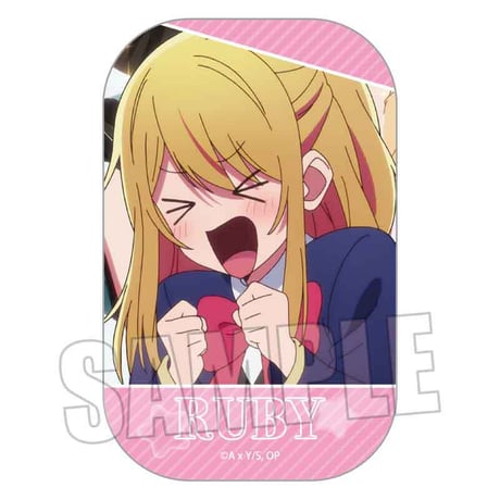 メモリーズスクエア缶バッジ 【推しの子】/ルビーA