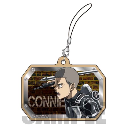 木札ストラップ 進撃の巨人/コニー・スプリンガー