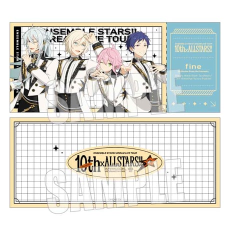 『あんさんぶるスターズ！！DREAM LIVE Tour 10th 𝄪ALLSTARS!!』× JOYSOUND チケット風クリアカード