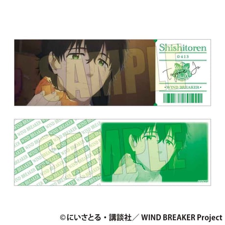 トレーディングチケット風カード WIND BREAKER