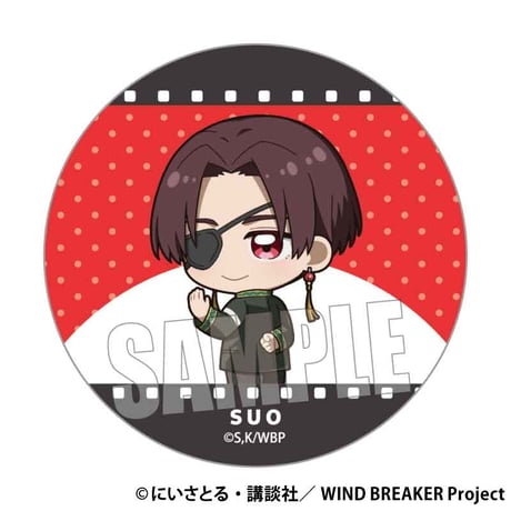 トレーディング缶バッジ WIND BREAKER/ぷちめもっ！
