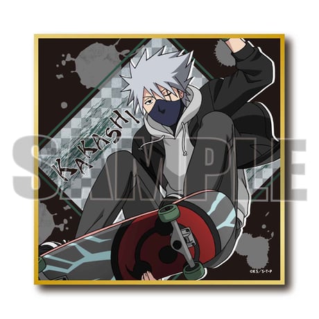 ミニ色紙 スケーターver. NARUTO-ナルト- 疾風伝/はたけカカシ