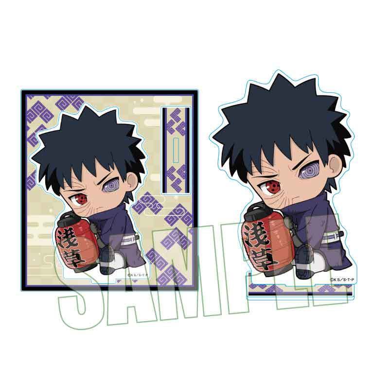 うちはオビト　NARUTOP99　アクリルクリップ　バッジ NARUTO-ナルト- 疾風伝 アクリルスタンド＿うちはオビト／妖怪