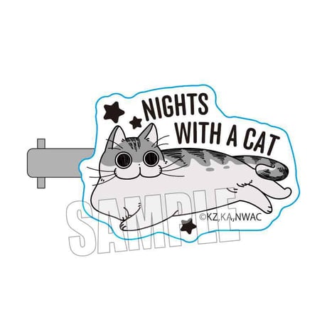 ヘアクリップ 夜は猫といっしょ/キュルガB