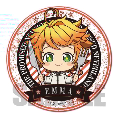 トレーディング缶バッジ 約束のネバーランド/ごちきゃら