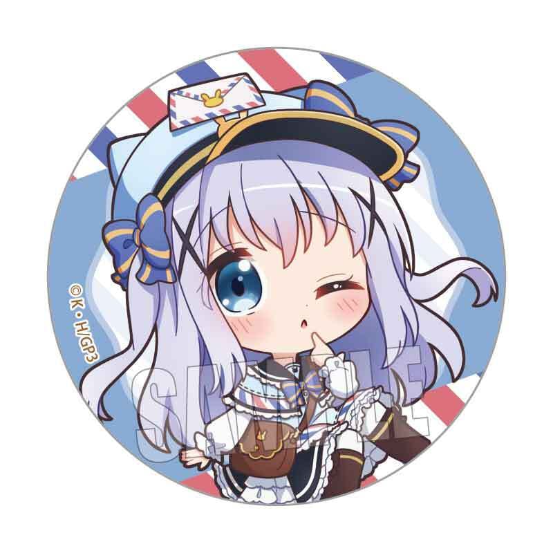 ご注文はうさぎですか? ごちうさ チノ ベルコルノ ラテアート 缶バッジ ③ ご注文はうさぎですか? ごちうさ チノ ベルコルノ ラテアート