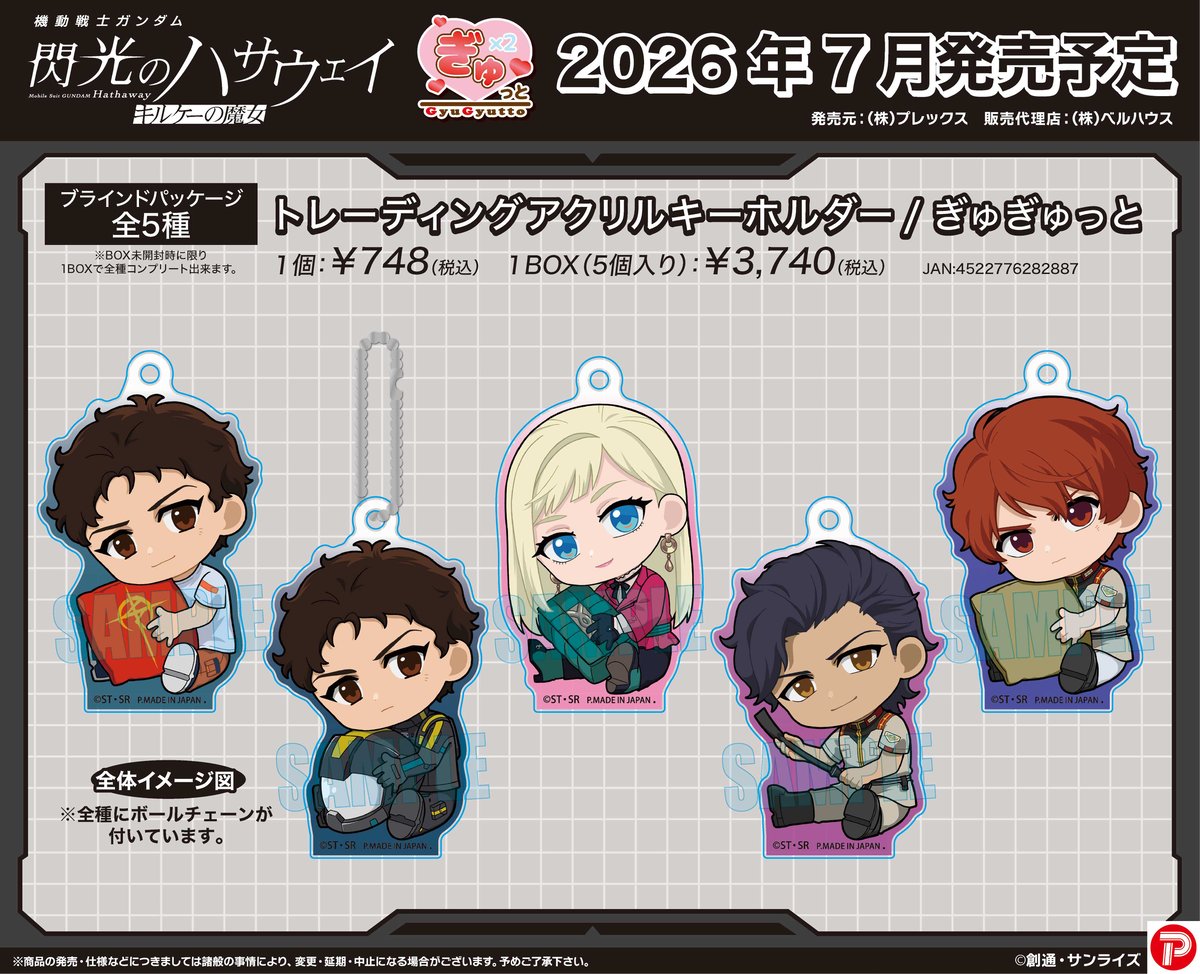 機動戦士ガンダム 閃光のハサウェイ キルケーの魔女』のグッズが登場