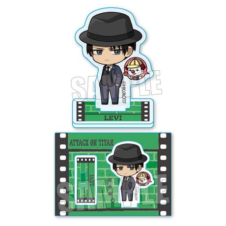 〈再販〉ぷちめもっ！ミニスタンド 進撃の巨人/リヴァイ