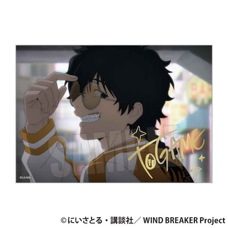 トレーディング箔押しブロマイド WIND BREAKER