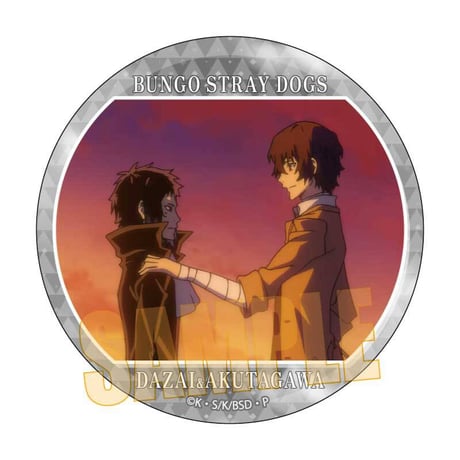 メモリーズ缶バッジ (第2シーズン) 文豪ストレイドッグス/太宰 治&芥川 龍之介