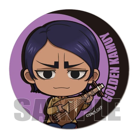 缶バッジ 楽器ver. ゴールデンカムイ／鯉登少尉