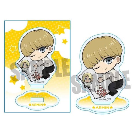 ぎゅぎゅっとミニスタンド 進撃の巨人/アルミン・アルレルト おやすみver.