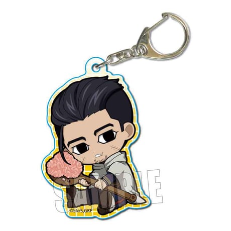 〈再販〉ぎゅぎゅっとアクリルキーホルダー もぐもぐver. ゴールデンカムイ／尾形 百之助(トナカイの脳みそ)