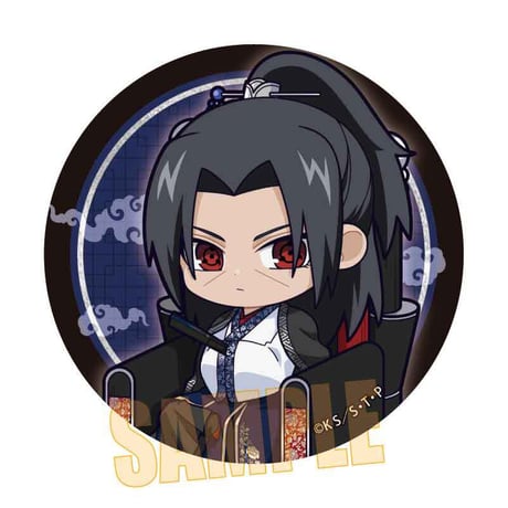 缶バッジ NARUTO-ナルト- 疾風伝/うちはイタチ 玉座ver.