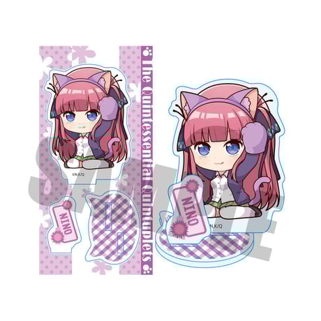 ねこかぶりアクリルフィギュア五等分の花嫁/中野 二乃