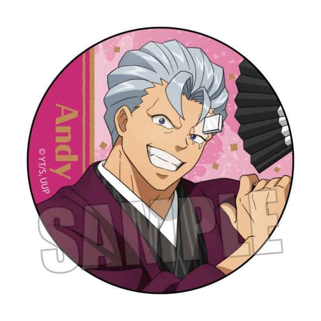 トレーディング缶バッジ アンデッドアンラック/和服ver.
