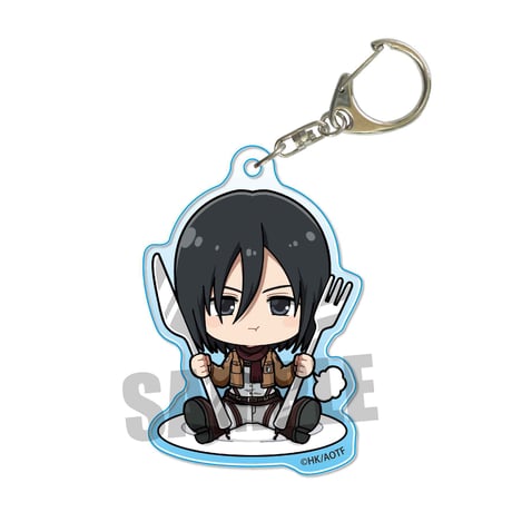 ごちきゃらアクリルキーホルダー 進撃の巨人/ミカサ・アッカーマン