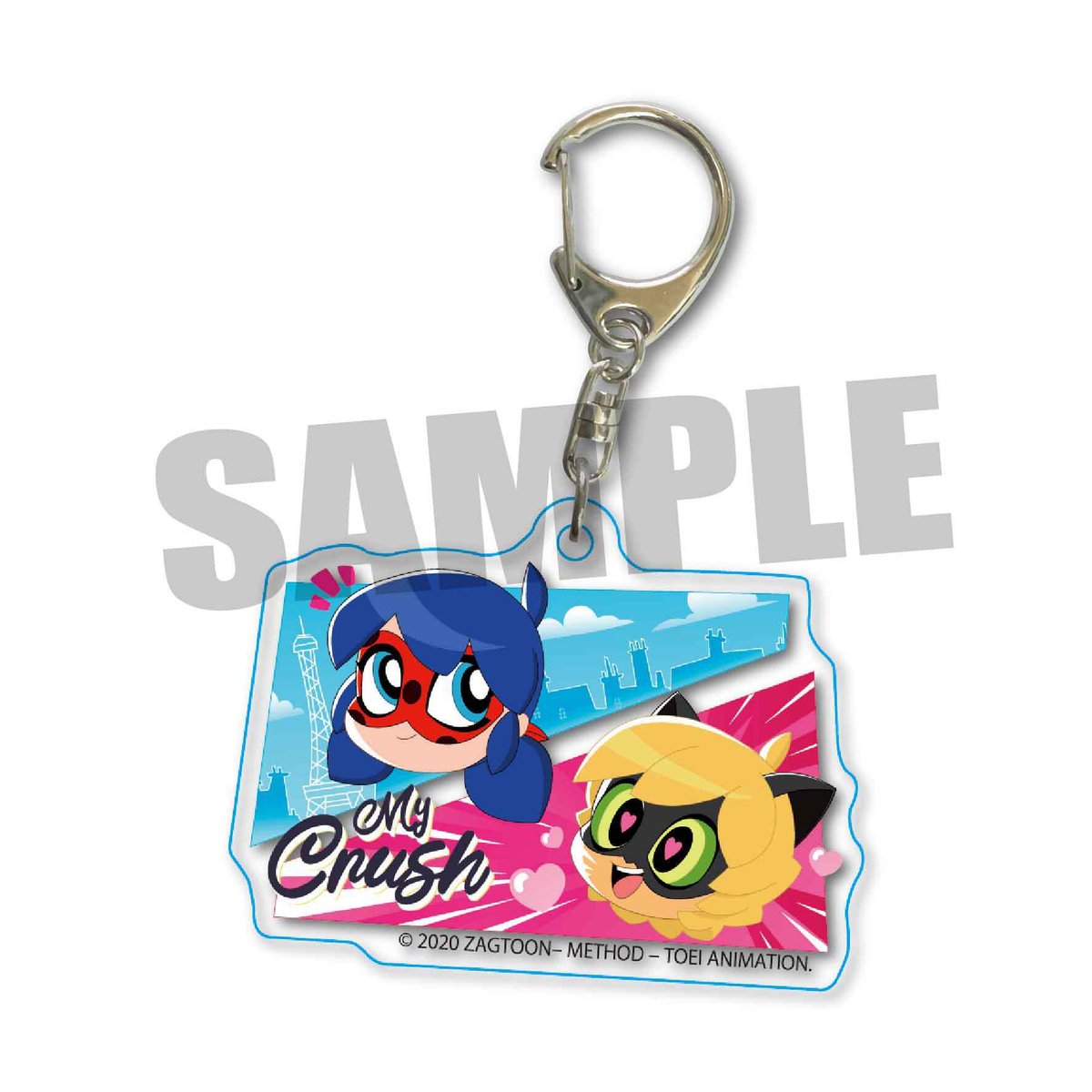 アクリルキーホルダーB ミラキュラス レディバグ&シャノワール/シャ