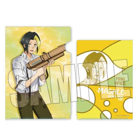 クリアファイル マッシュル-MASHLE-/フィン・エイムズ 水鉄砲ver.