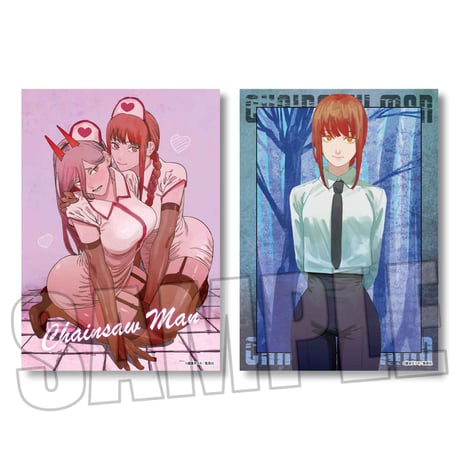 らくピタポスター チェンソーマン/マキマ&パワー・マキマ