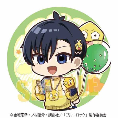 缶バッジ ブルーロック/潔 世一(Welcome to BLUE LOCK LAND★)