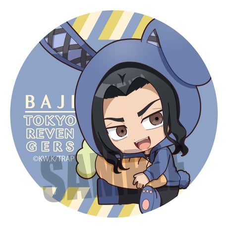 ぎゅぎゅっと缶バッジ 東京リベンジャーズ/場地 圭介 うさみみver.