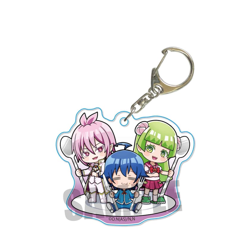 魔入間　ス魔ホキーホルダー 魔入りました! 入間くん カラ鉄 ス魔ホ風 アクリルキーホルダー