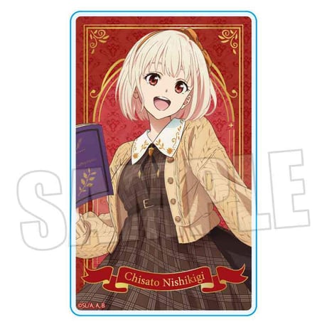 アクリルカード TVアニメ「リコリス・リコイル」/錦木 千束(読書)