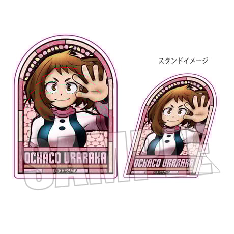 スタンディアクリルバッジ 僕のヒーローアカデミア/麗日 お茶子