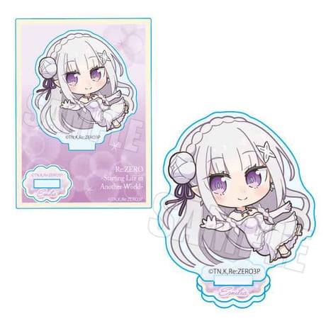 ぷかっしゅミニスタンド 3rd season ver. Re:ゼロから始める異世界生活/エミリア(花嫁衣裳)