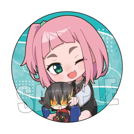 トレーディング缶バッジ 夜のクラゲは泳げない/ぎゅぎゅっと