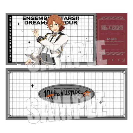 『あんさんぶるスターズ！！DREAM LIVE Tour 10th 𝄪ALLSTARS!!』× JOYSOUND チケット風クリアカード