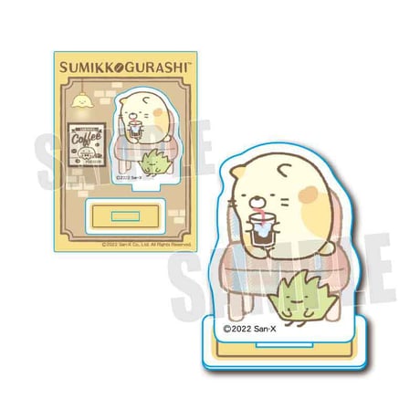 〈再販〉ミニスタンド すみっコぐらし/ねこ&ざっそう