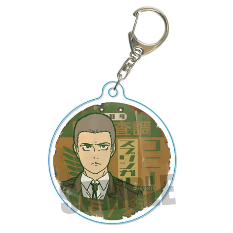 レトロ看板キーホルダー 進撃の巨人/コニー・スプリンガー
