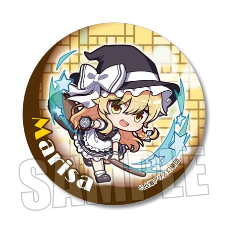 トレーディング缶バッジ 東方Project/アクションシリーズ