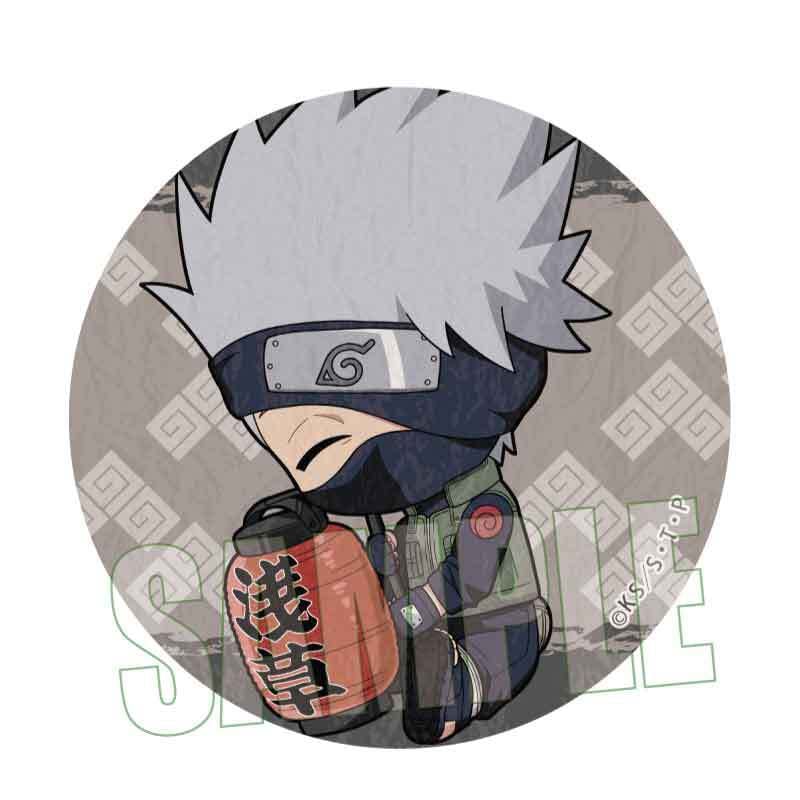 トレーディング和紙風缶バッジ NARUTO-ナルト- 疾風伝/ぎゅぎゅっと