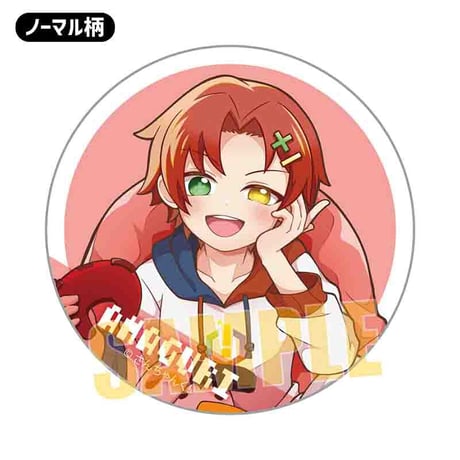 トレーディング缶バッジ さんちゃんく！/りらっくすver.
