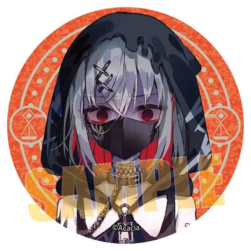 グリッター缶バッジ 魔法少女ノ魔女裁判/紫藤アリサ | ベルハウスショップ
