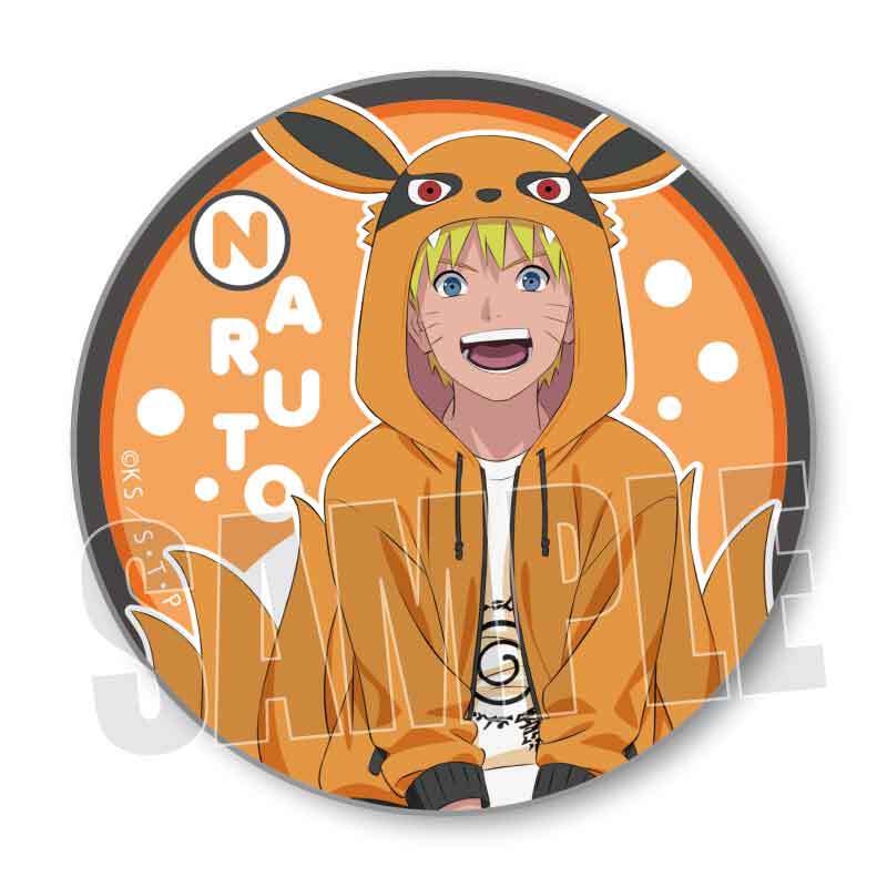 NARUTO きぐるみパジャマ 缶バッジ はたけカカシ 7個 NARUTO-ナルト- 疾風伝 トレーディング缶バッジ デフォルメ