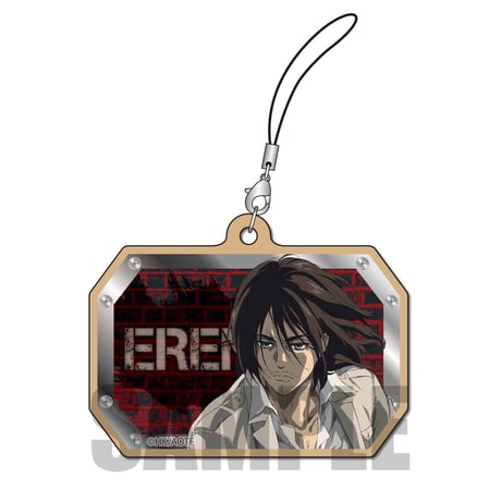 木札ストラップ 進撃の巨人/エレン・イェーガー