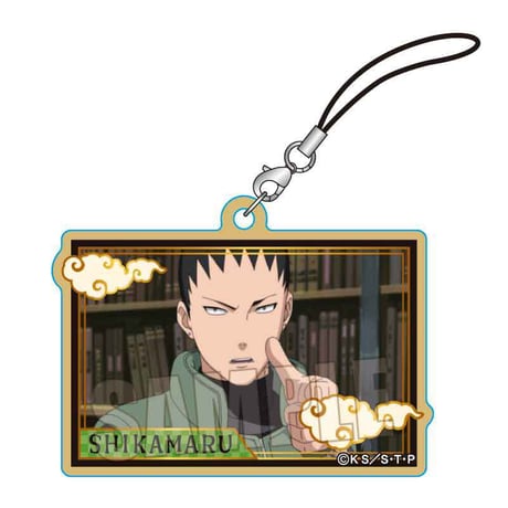 【12月発売】木札ストラップ NARUTO-ナルト- 疾風伝/奈良シカマル