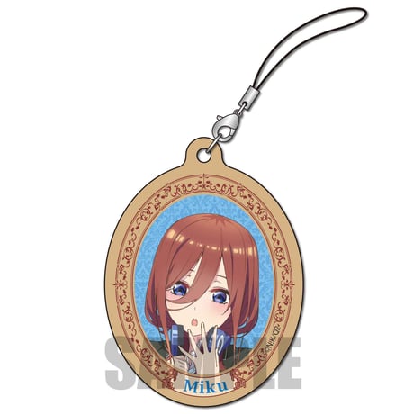 木札ストラップ 五等分の花嫁∬/中野 三玖