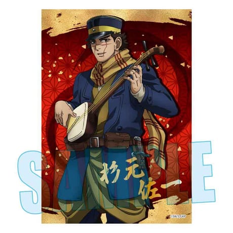 トレーディング箔押しブロマイド ゴールデンカムイ/楽器ver.