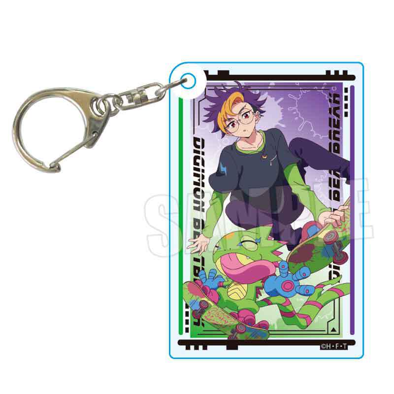 アクリルキーホルダー DIGIMON BEATBREAK/天馬 トモロウ&ゲッコーモン