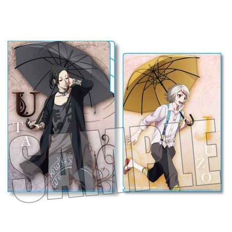 クリアファイル3ポケット 東京喰種トーキョーグール/ウタ＆什造rain ver.