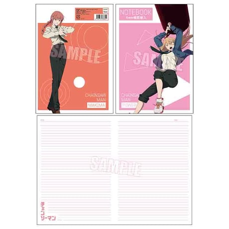 B5ノート チェンソーマン/パワー&マキマ