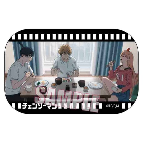 メモリーズスクエア缶バッジ part2 チェンソーマン/早川家(デンジ&早川 アキ&パワー)