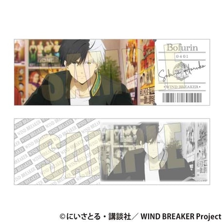 トレーディングチケット風カード WIND BREAKER